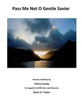 Pass Me Not O Gentle Savior SATB choral sheet music cover